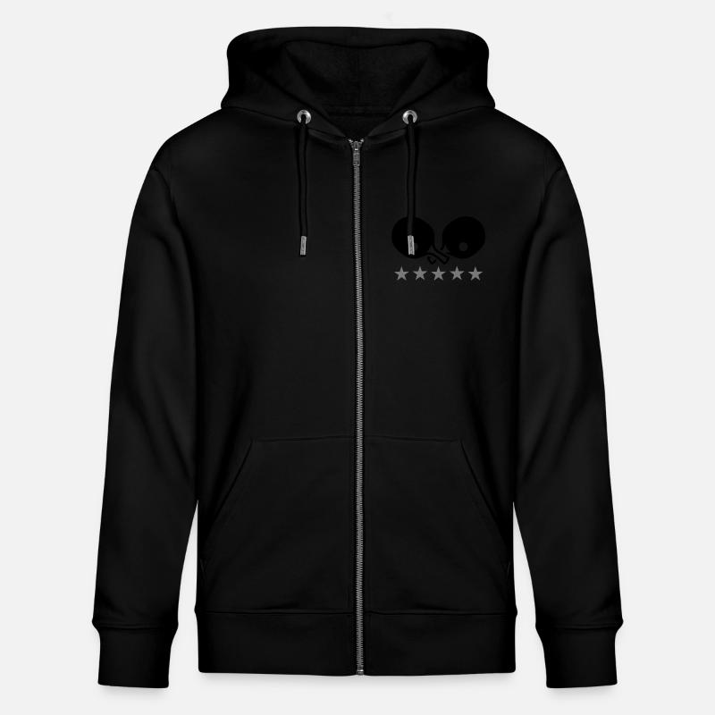 tennis de table - Veste à capuche bio CULTIVATOR Stanley/Stella Unisexe - noir