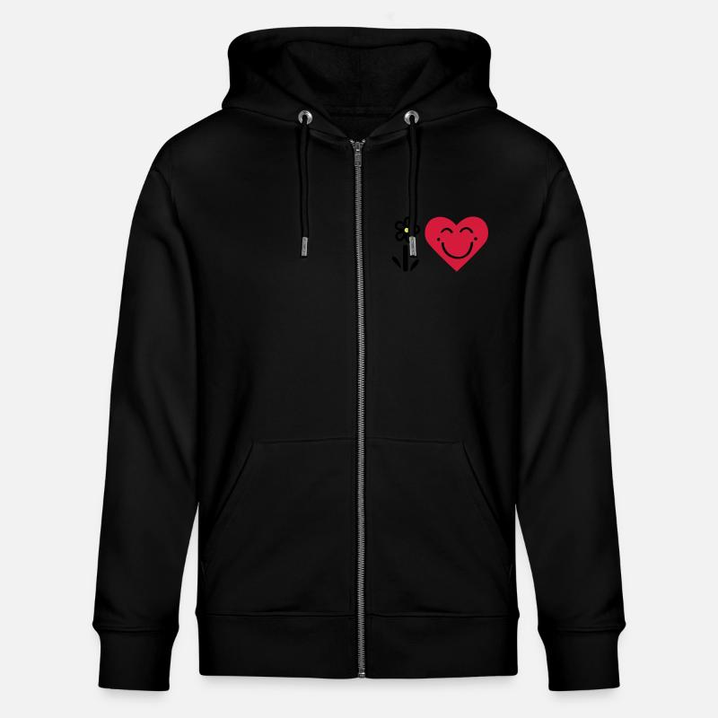 I LOVE SMILE 3 - Veste à capuche bio CULTIVATOR Stanley/Stella Unisexe - noir