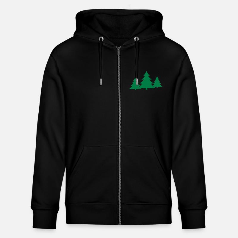 Tannenbaum, Gruppe - Stanley/Stella Unisex Bio-Kapuzenjacke CULTIVATOR  - Schwarz