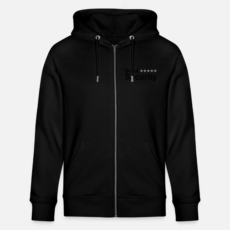Braut Security Junggesellin Abschied - Stanley/Stella Unisex Bio-Kapuzenjacke CULTIVATOR  - Schwarz