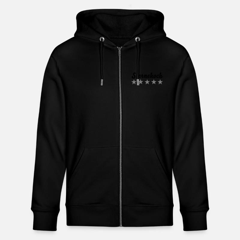 Le chef étoilé - Veste à capuche bio CULTIVATOR Stanley/Stella Unisexe - noir