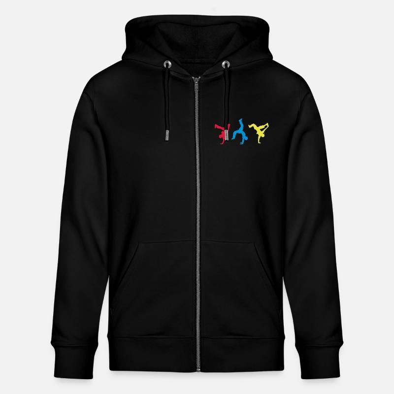 bboys___f3 - Veste à capuche bio CULTIVATOR Stanley/Stella Unisexe - noir