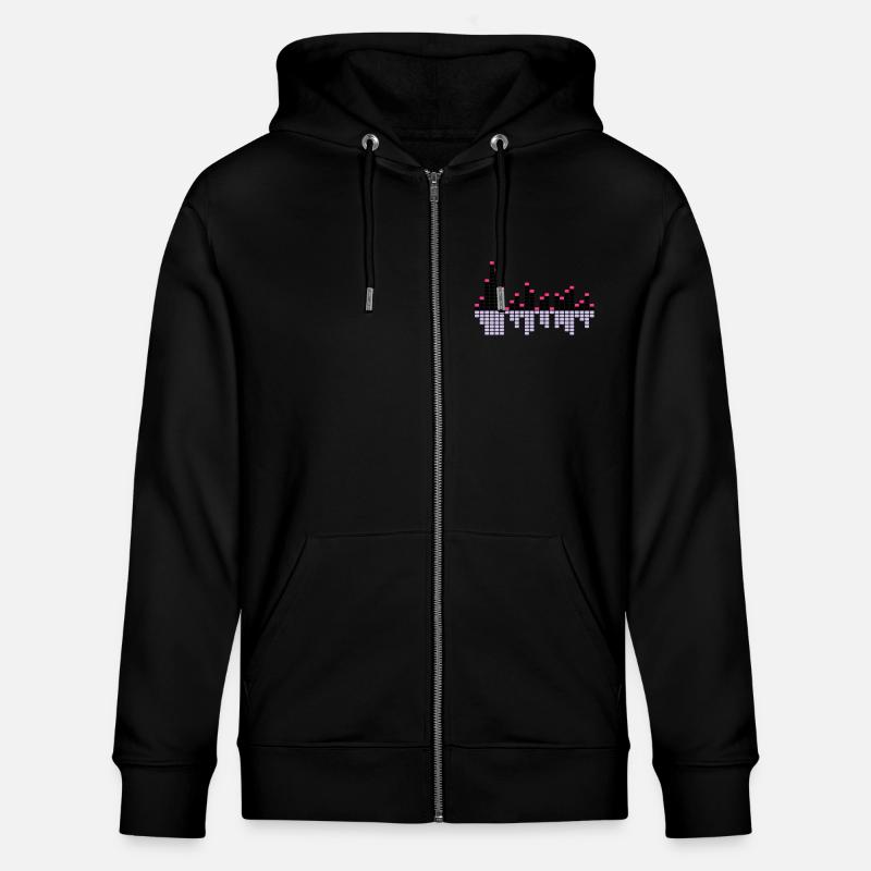 Equalizer1 3c. - Stanley/Stella CULTIVATOR  Unisex Organic Hooded Jacket - black