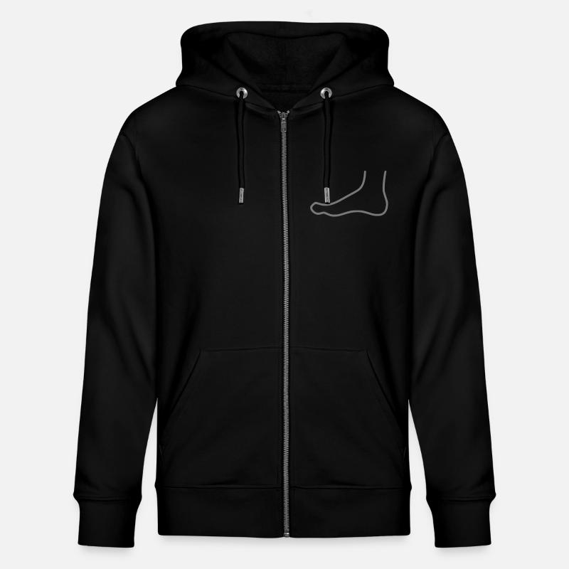 Fuß - Stanley/Stella Unisex Bio-Kapuzenjacke CULTIVATOR  - Schwarz