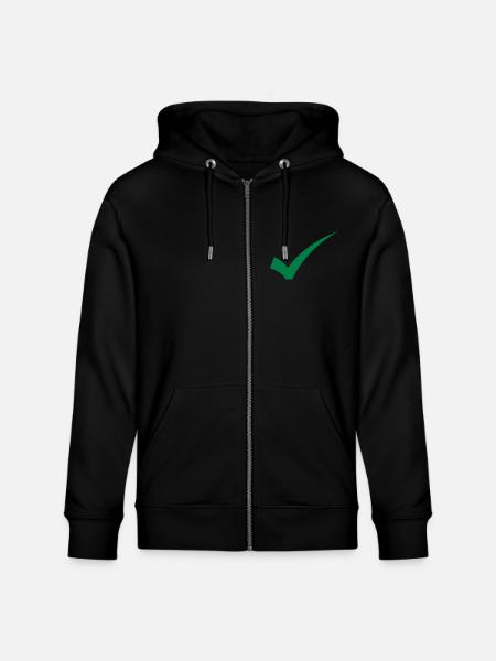 nick - Stanley/Stella CULTIVATOR  Unisex Organic Hooded Jacket - black