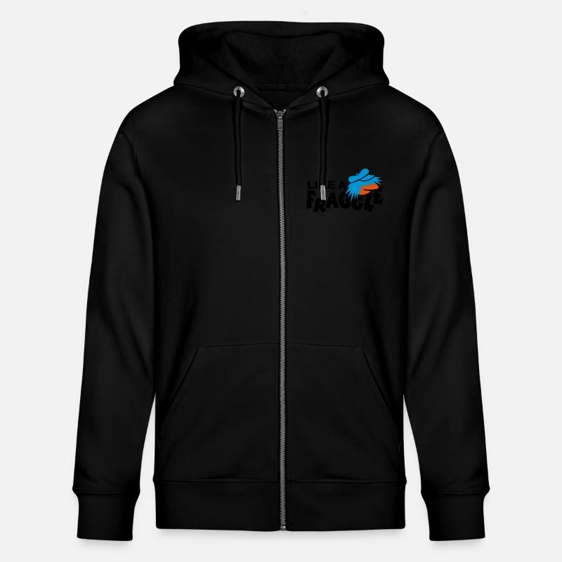 COMME UN Fraggle - Veste à capuche bio CULTIVATOR Stanley/Stella Unisexe - noir