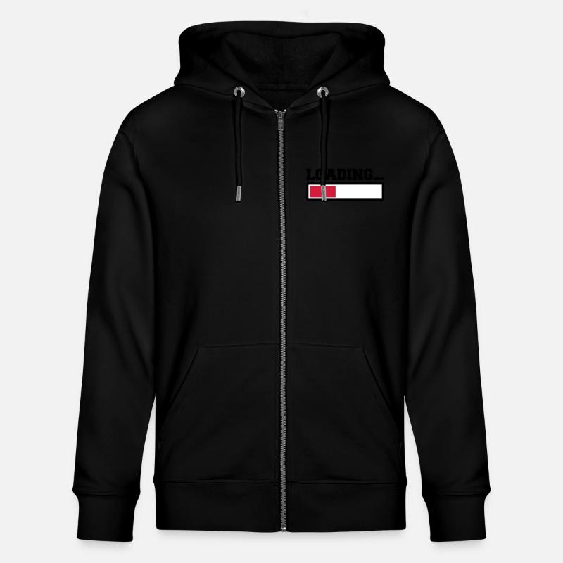 Loading - Stanley/Stella CULTIVATOR  Unisex Organic Hooded Jacket - black