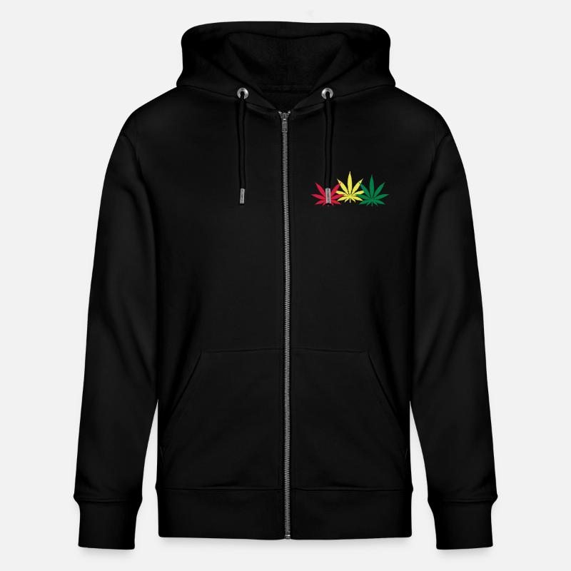 Marihuana - Veste à capuche bio CULTIVATOR Stanley/Stella Unisexe - noir