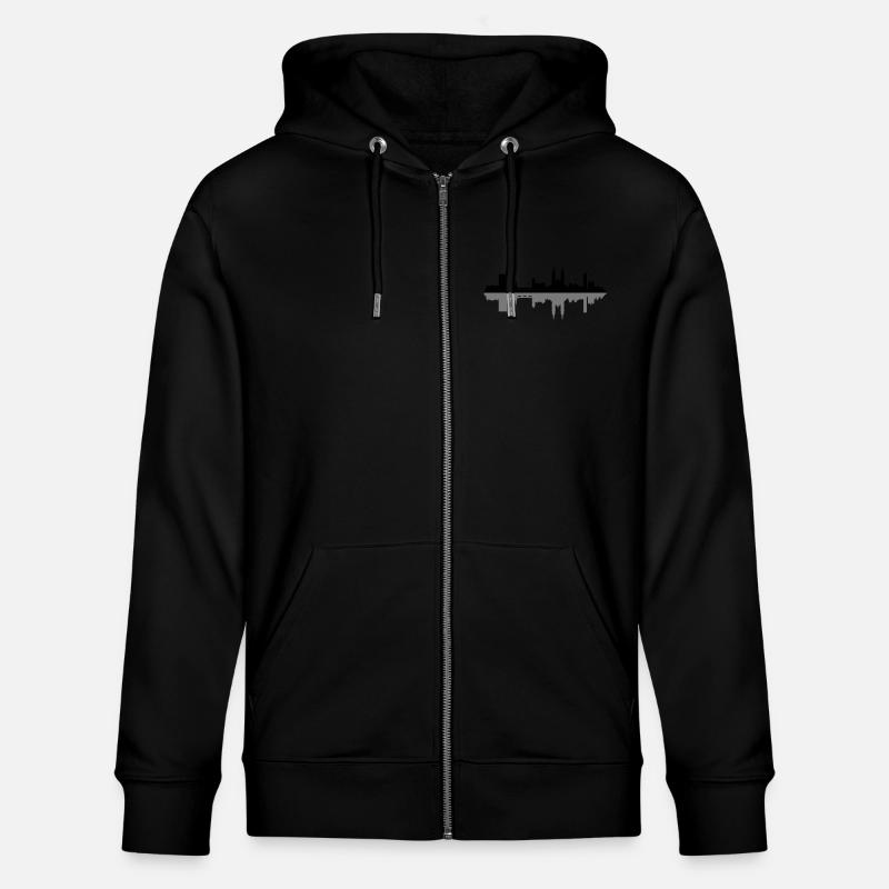 Skyline Basel - Stanley/Stella Unisex Bio-Kapuzenjacke CULTIVATOR  - Schwarz