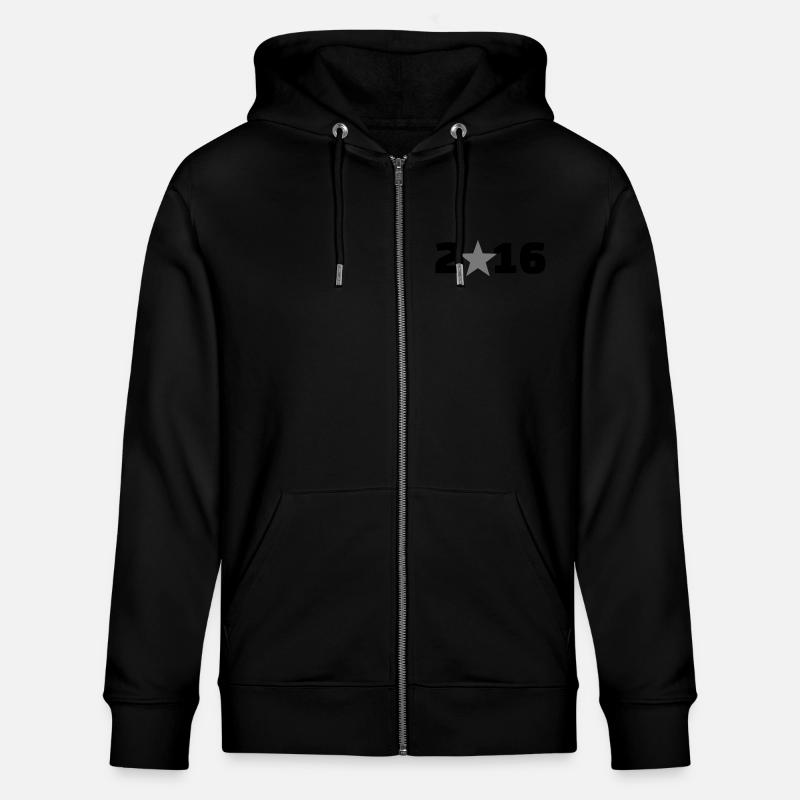2016 - Stanley/Stella Unisex Bio-Kapuzenjacke CULTIVATOR  - Schwarz