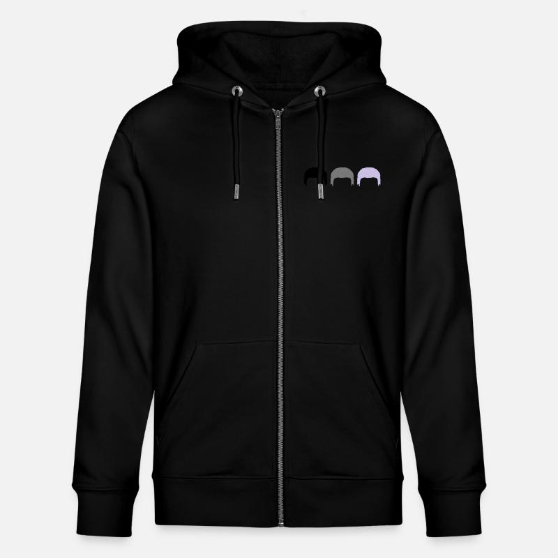 Evolution Team Grandpa's Hair - Stanley/Stella CULTIVATOR  Unisex Organic Hooded Jacket - black
