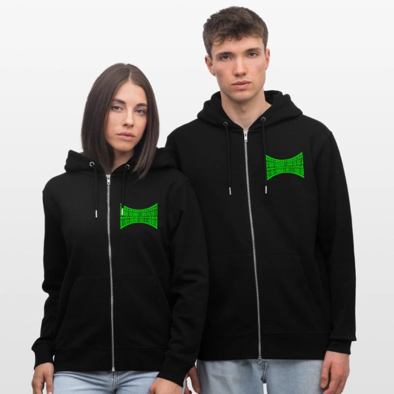 Langage de programme de code binaire Veste à capuche bio CULTIVATOR Stanley/Stella Unisexe