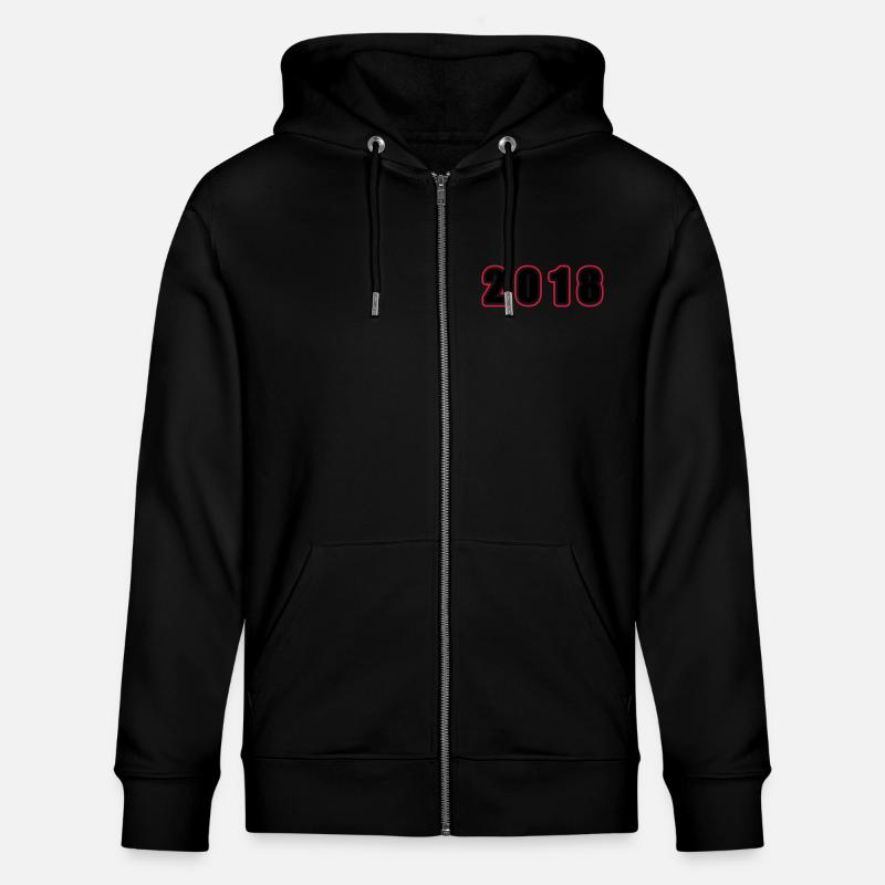 2018 Année Anniversaire - Veste à capuche bio CULTIVATOR Stanley/Stella Unisexe - noir