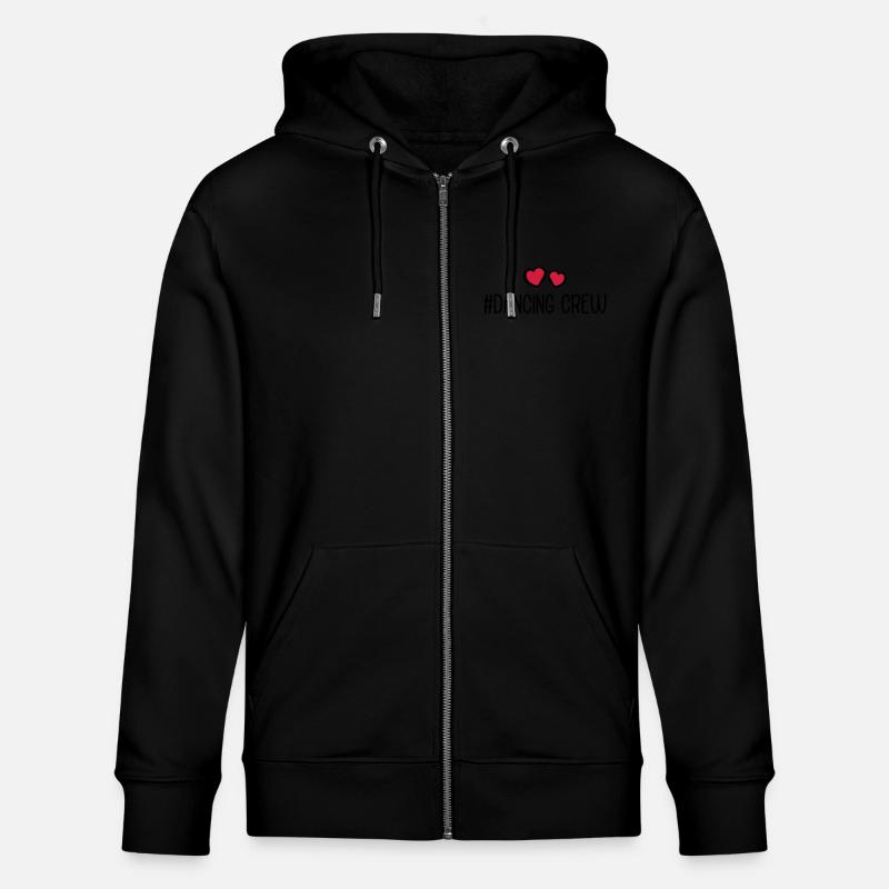 Cœur de l’équipe dansante - Veste à capuche bio CULTIVATOR Stanley/Stella Unisexe - noir