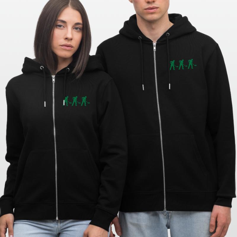 Construction worker 3 Stanley/Stella CULTIVATOR  Unisex Organic Hooded Jacket