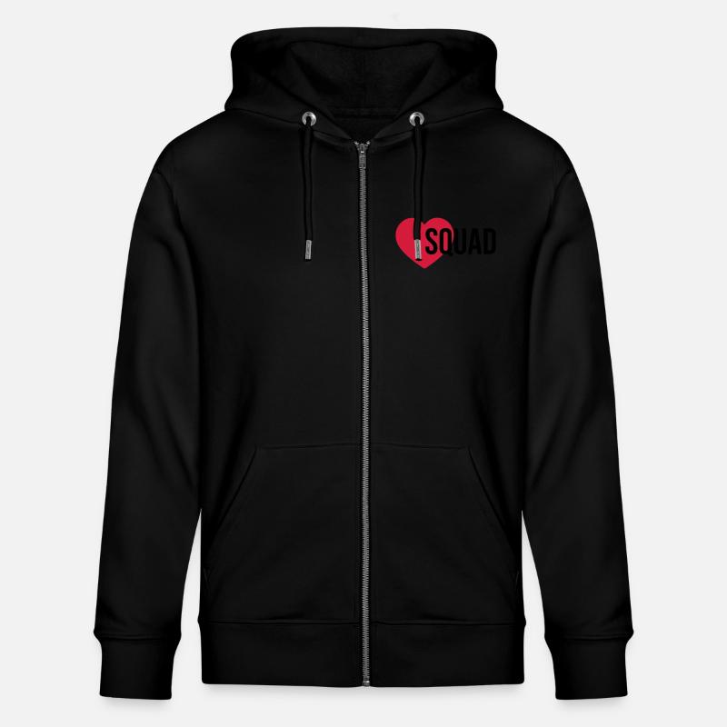 Cœur d’escouade - Veste à capuche bio CULTIVATOR Stanley/Stella Unisexe - noir