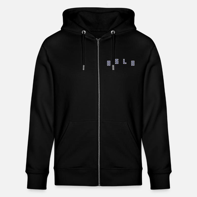 Oslo - Stanley/Stella Unisex Bio-Kapuzenjacke CULTIVATOR  - Schwarz