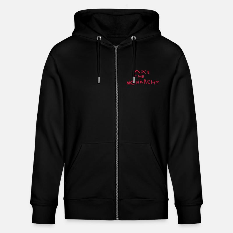Abschaffung der Monarchie - Stanley/Stella Unisex Bio-Kapuzenjacke CULTIVATOR  - Schwarz