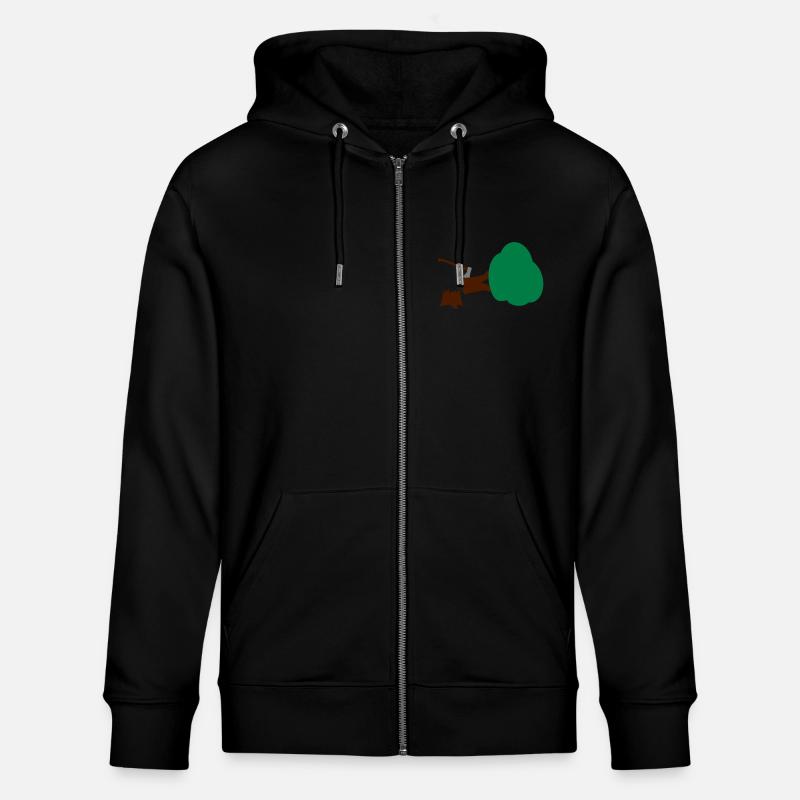 L'arbre - Veste à capuche bio CULTIVATOR Stanley/Stella Unisexe - noir