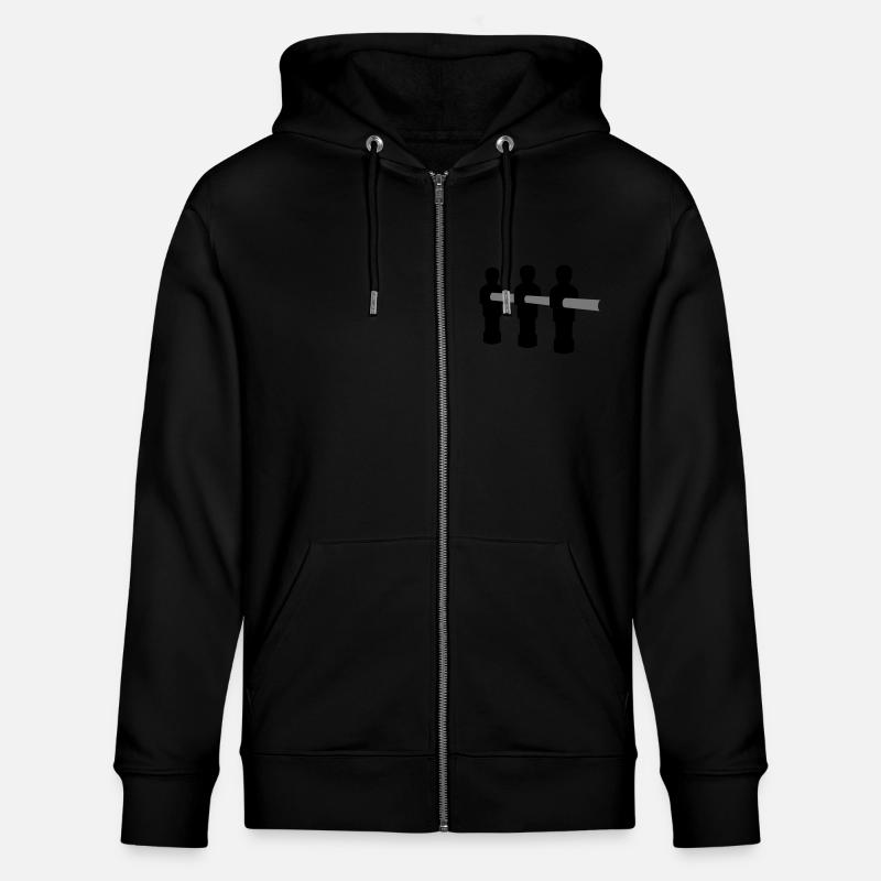 Kicker - Stanley/Stella Unisex Bio-Kapuzenjacke CULTIVATOR  - Schwarz