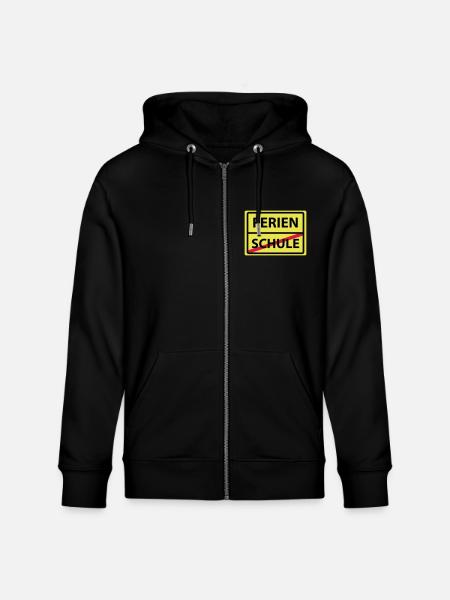 schule ferien - Stanley/Stella Unisex Bio-Kapuzenjacke CULTIVATOR  - Schwarz