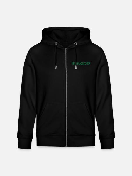 ireland - Stanley/Stella Unisex Bio-Kapuzenjacke CULTIVATOR  - Schwarz