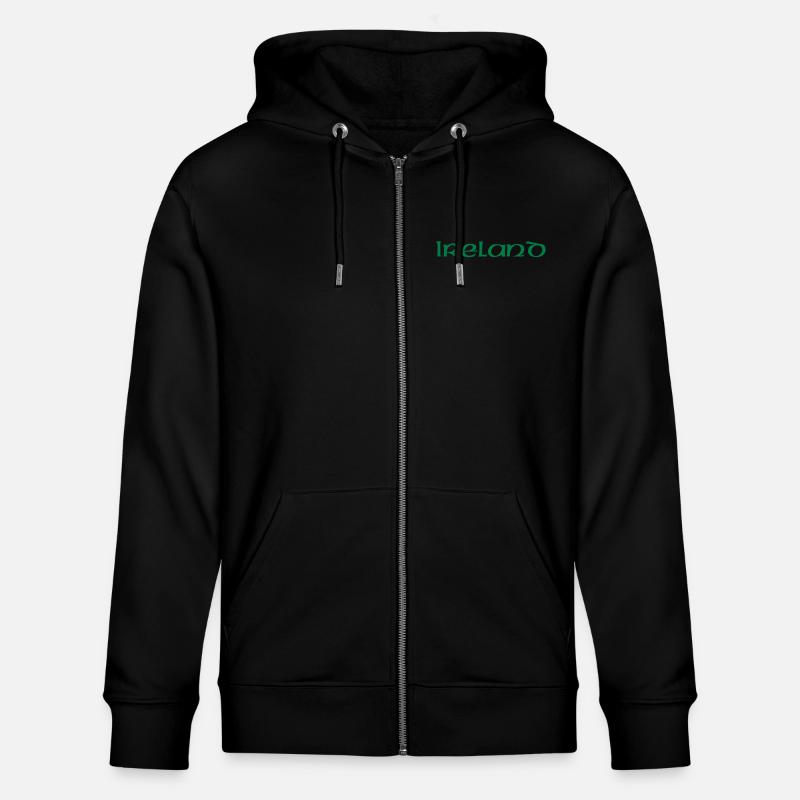 ireland - Stanley/Stella Unisex Bio-Kapuzenjacke CULTIVATOR  - Schwarz