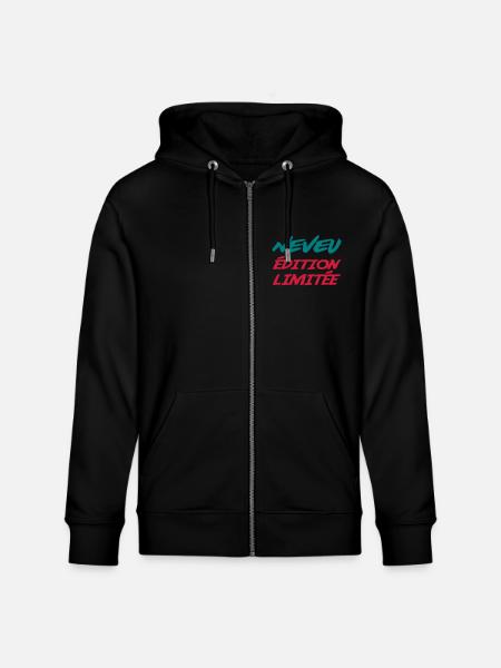 NEVEU édition limitée - Veste à capuche bio CULTIVATOR Stanley/Stella Unisexe - noir