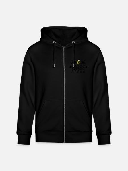 Holiday Team Party - Stanley/Stella CULTIVATOR Unisex Organic Hooded Jacket - black