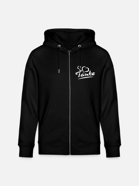Tante - Stanley/Stella Unisex Bio-Kapuzenjacke CULTIVATOR - Schwarz