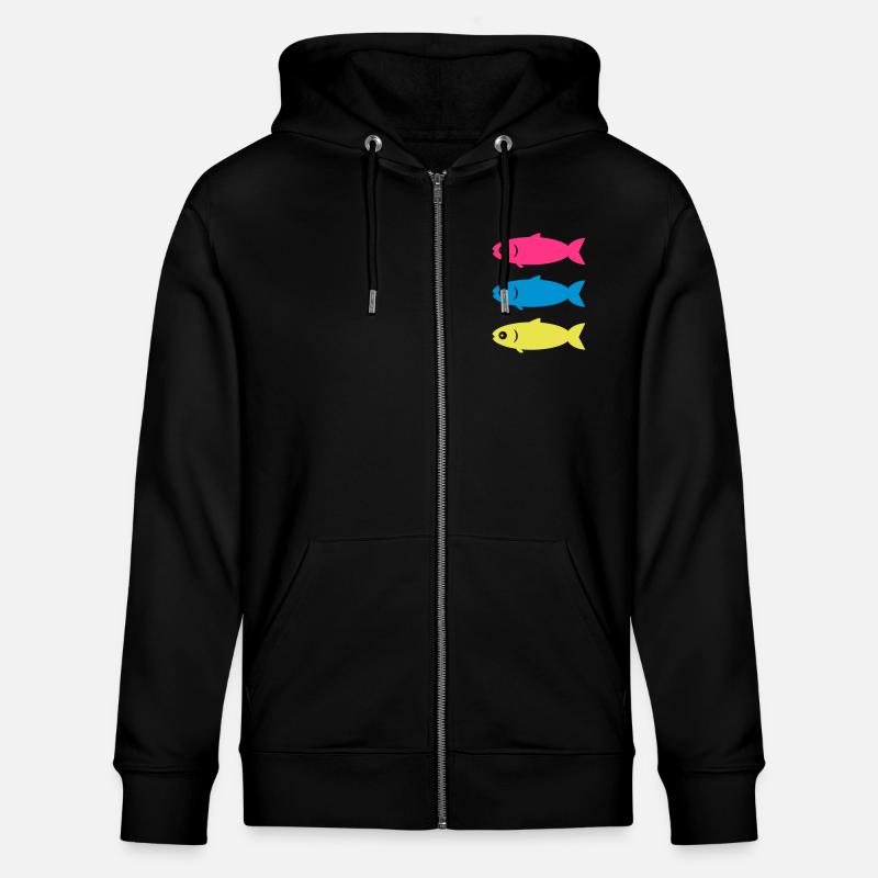 sprotten - Stanley/Stella Unisex Bio-Kapuzenjacke CULTIVATOR  - Schwarz