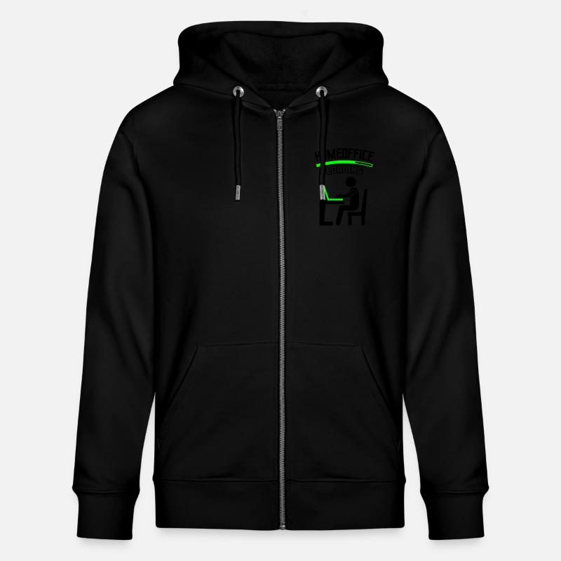 Arbeit Büro Homeoffice Loading - Stanley/Stella Unisex Bio-Kapuzenjacke CULTIVATOR - Schwarz