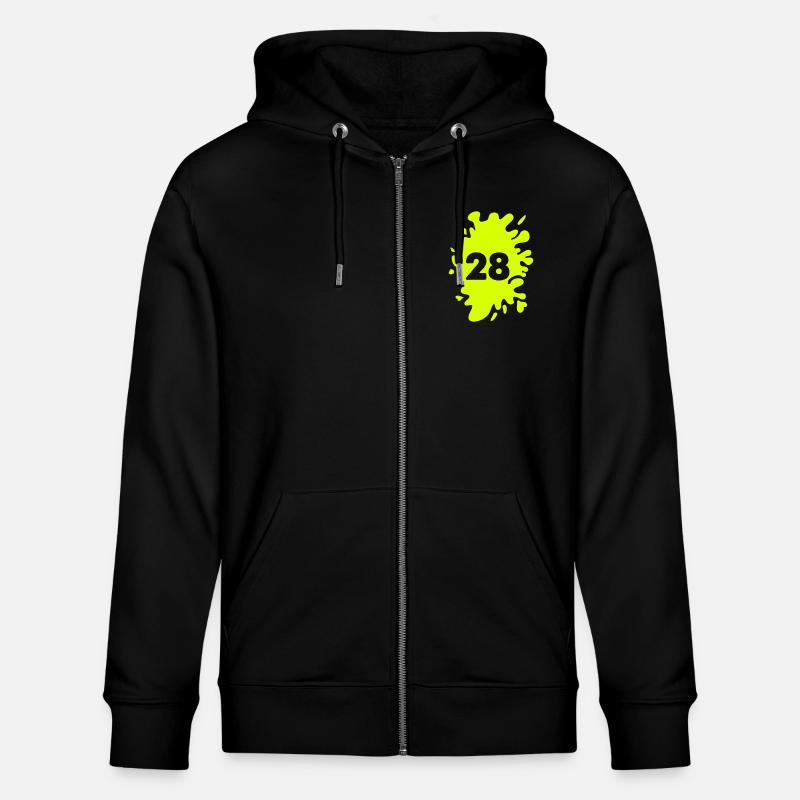 Blobs 28 - Veste à capuche bio CULTIVATOR Stanley/Stella Unisexe - noir
