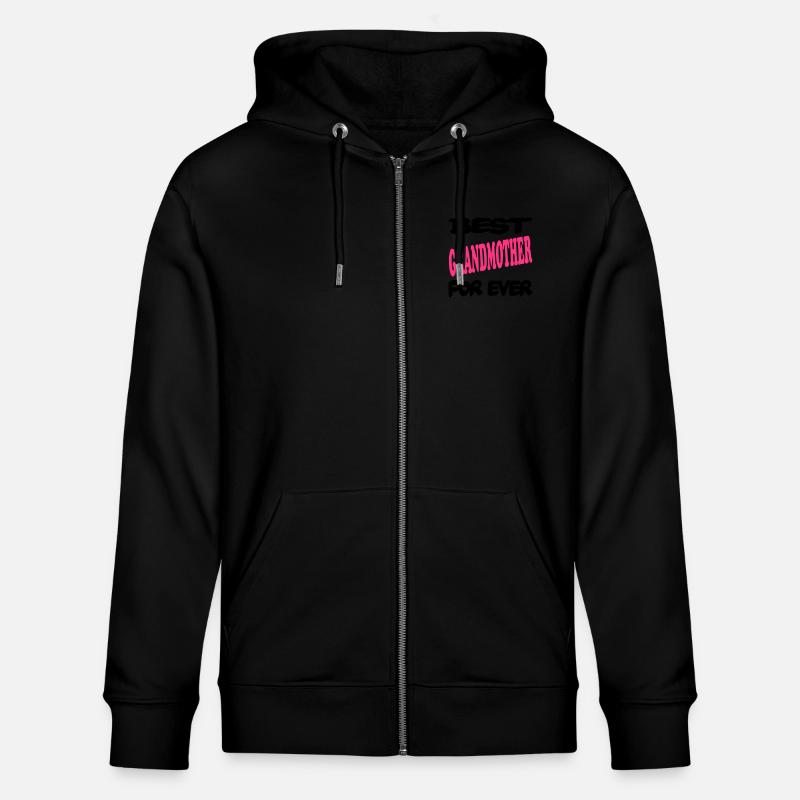 Beste GROSSMUTTER aller Zeiten - Stanley/Stella Unisex Bio-Kapuzenjacke CULTIVATOR - Schwarz