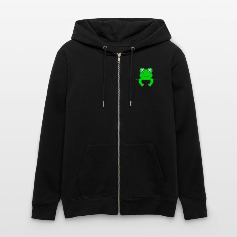 Shield Wall Frog Comic Stanley/Stella CULTIVATOR  Unisex Organic Hooded Jacket