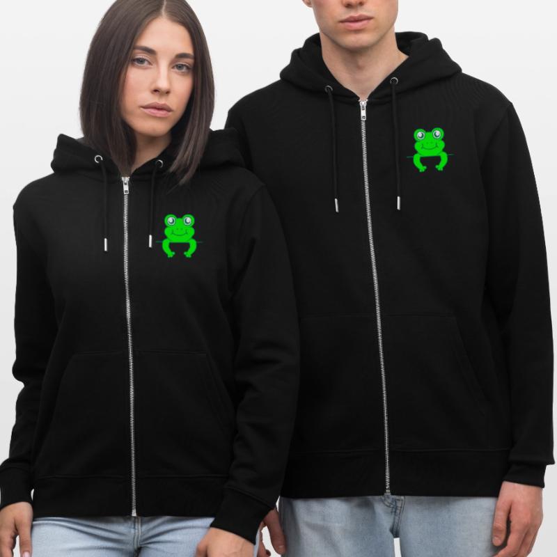 Shield Wall Frog Comic Stanley/Stella CULTIVATOR  Unisex Organic Hooded Jacket