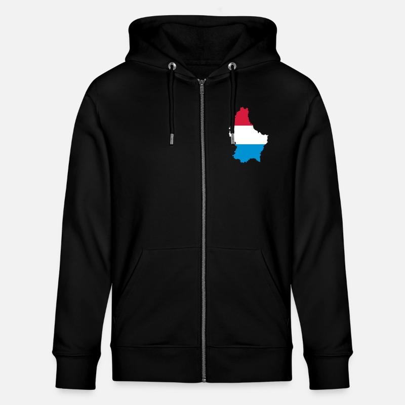 Luxembourg - Veste à capuche bio CULTIVATOR Stanley/Stella Unisexe - noir