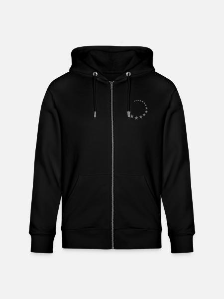 Stars - Stanley/Stella CULTIVATOR Unisex Organic Hooded Jacket - black