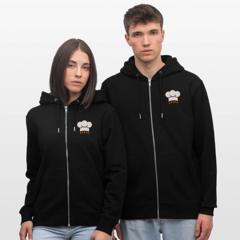 5 Star Chef's Hat Kitchen Master Chef Cool Stanley/Stella CULTIVATOR  Unisex Organic Hooded Jacket