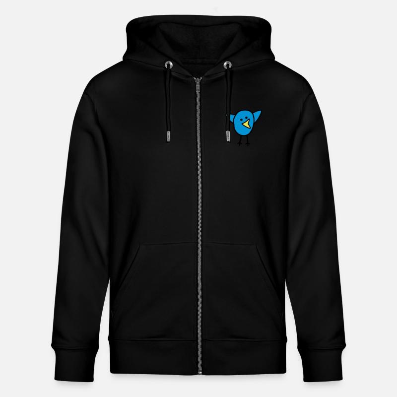 tweet - Stanley/Stella Unisex Bio-Kapuzenjacke CULTIVATOR  - Schwarz
