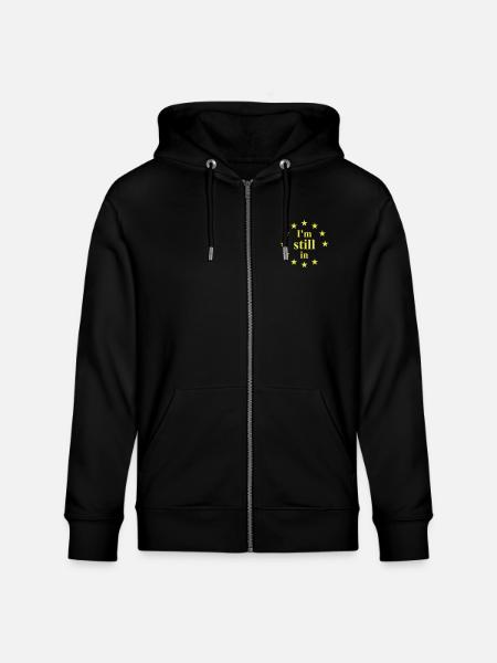 I'm still in - Stanley/Stella CULTIVATOR Unisex Organic Hooded Jacket - black