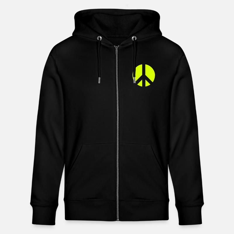6_sign - Stanley/Stella Unisex Bio-Kapuzenjacke CULTIVATOR  - Schwarz