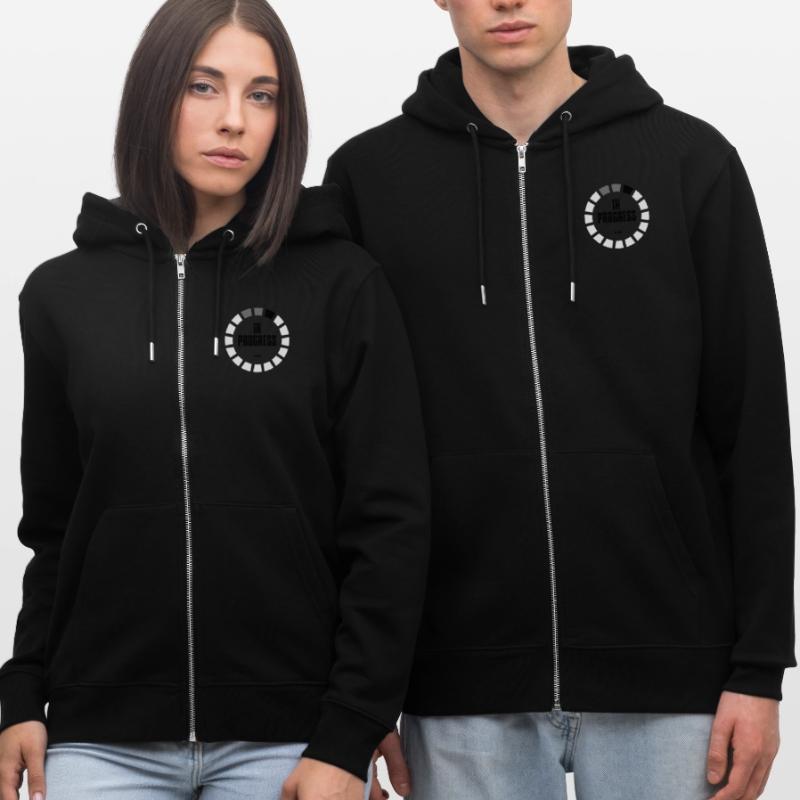 in progress loading zeichen ring kreis lade wird a Stanley/Stella Unisex Bio-Kapuzenjacke CULTIVATOR 