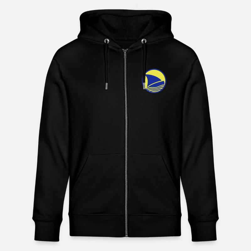 Sailingboat Logo - Veste à capuche bio CULTIVATOR Stanley/Stella Unisexe - noir