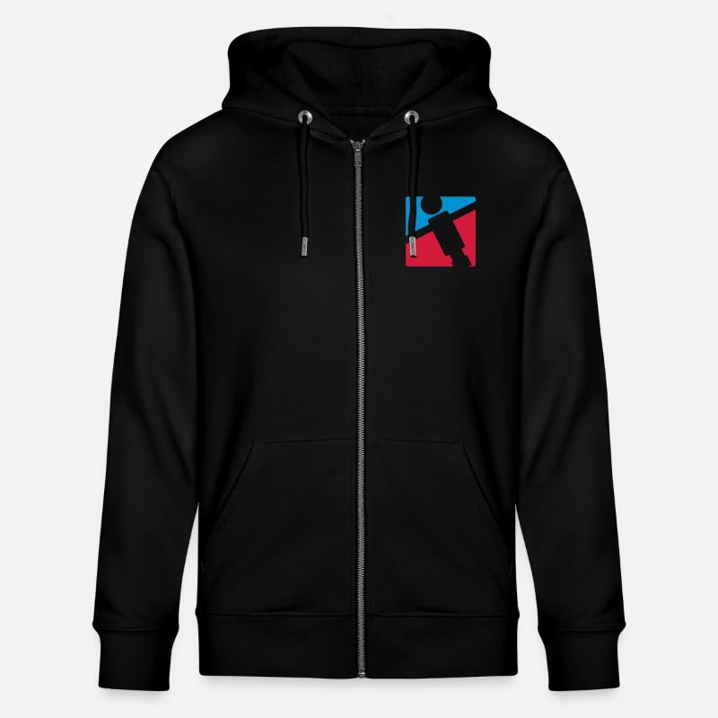 kicker_002 - Stanley/Stella Unisex Bio-Kapuzenjacke CULTIVATOR  - Schwarz