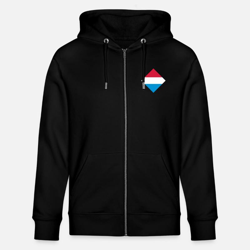 Luxemburg - Stanley/Stella Unisex Bio-Kapuzenjacke CULTIVATOR  - Schwarz