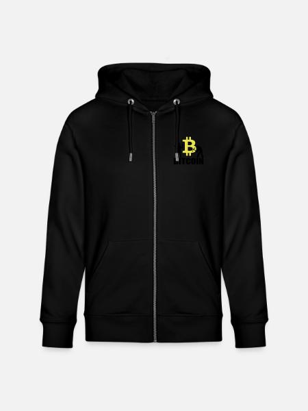 Bitcoin Satoshi Nakamoto - Stanley/Stella Unisex Bio-Kapuzenjacke CULTIVATOR  - Schwarz