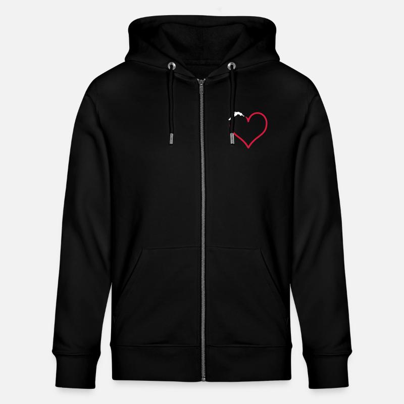 Plongée - Veste à capuche bio CULTIVATOR Stanley/Stella Unisexe - noir