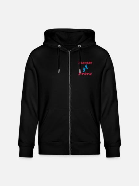 Bald ein Bruder - Stanley/Stella Unisex Bio-Kapuzenjacke CULTIVATOR - Schwarz