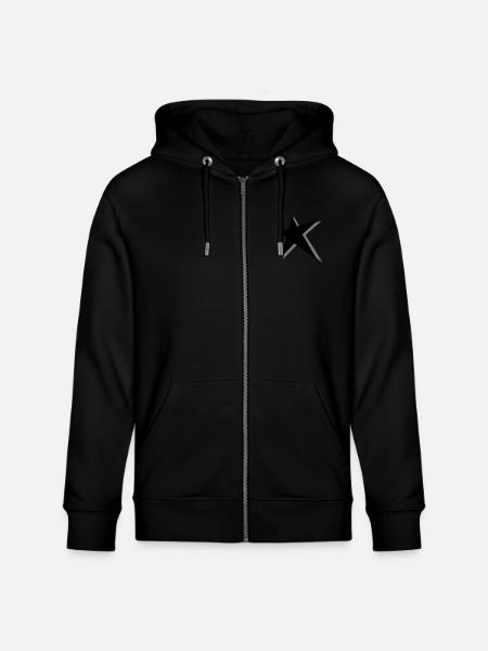 Stern - Stanley/Stella Unisex Bio-Kapuzenjacke CULTIVATOR - Schwarz